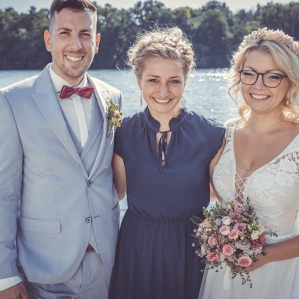 Julia und Francisco bei ihrer Hochzeit